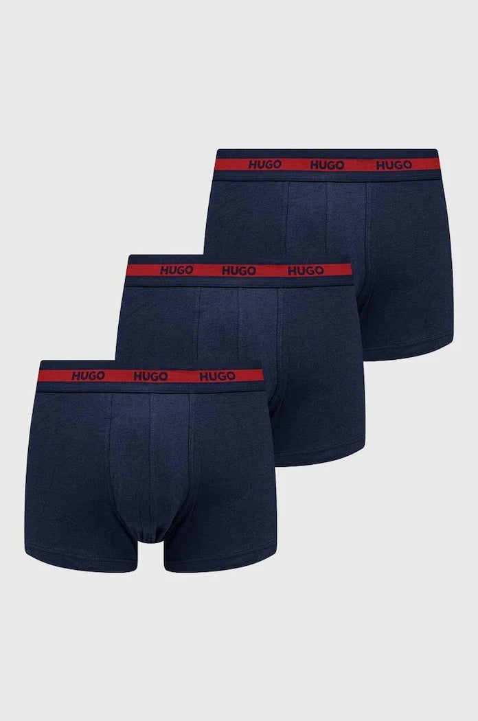 HUGO Erkek Pamuk ve Elastan Bitişik Boxer TRIPLET PLANET 3'lü