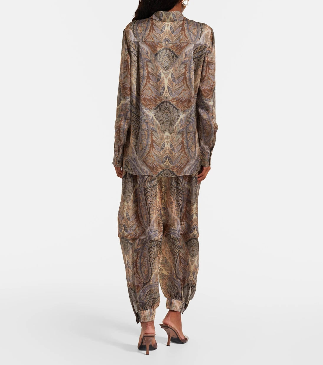 Zimmermann - Hypnotic paisley silk satin shirt