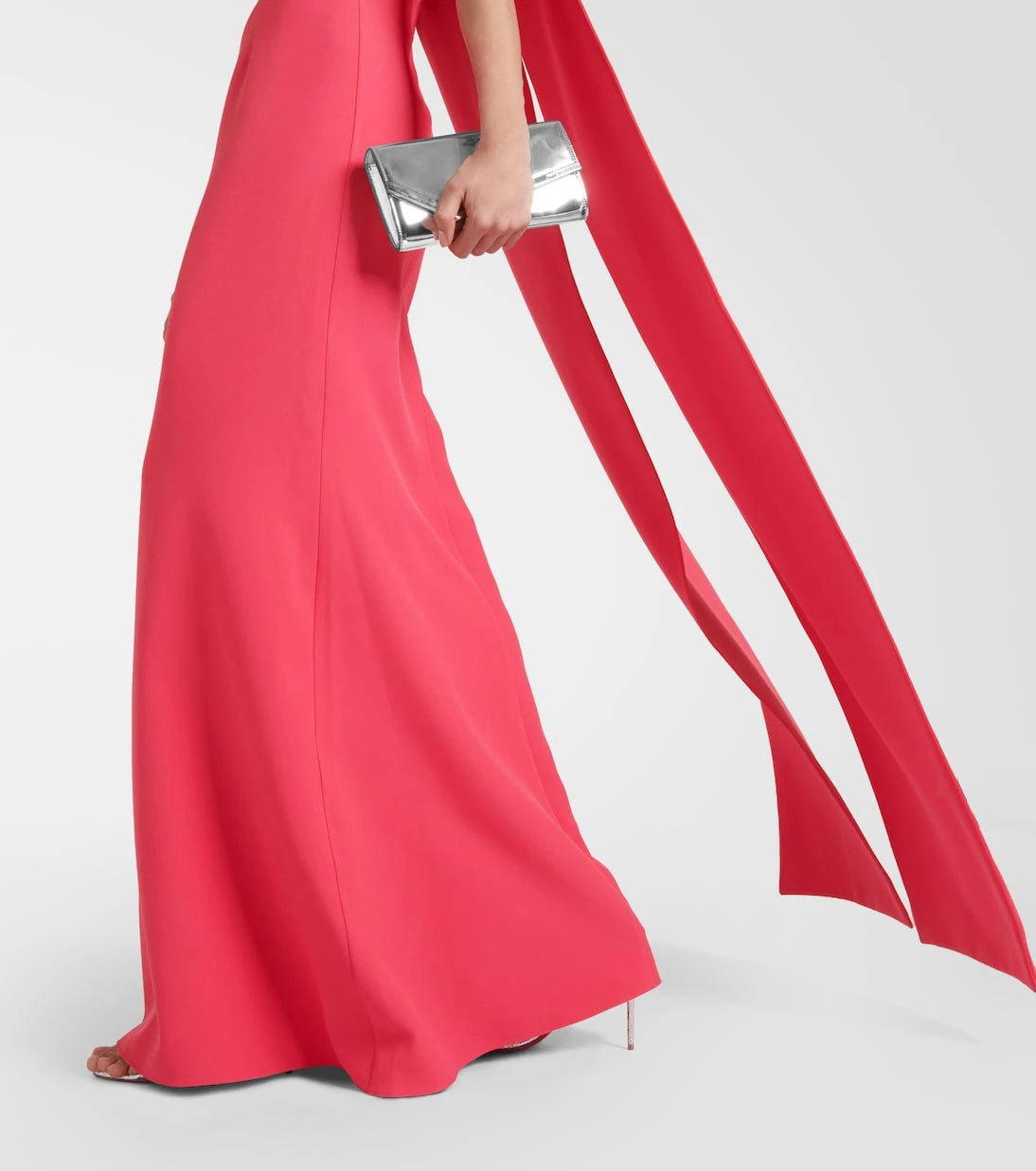 Safiyaa - Ginkgo caped gown