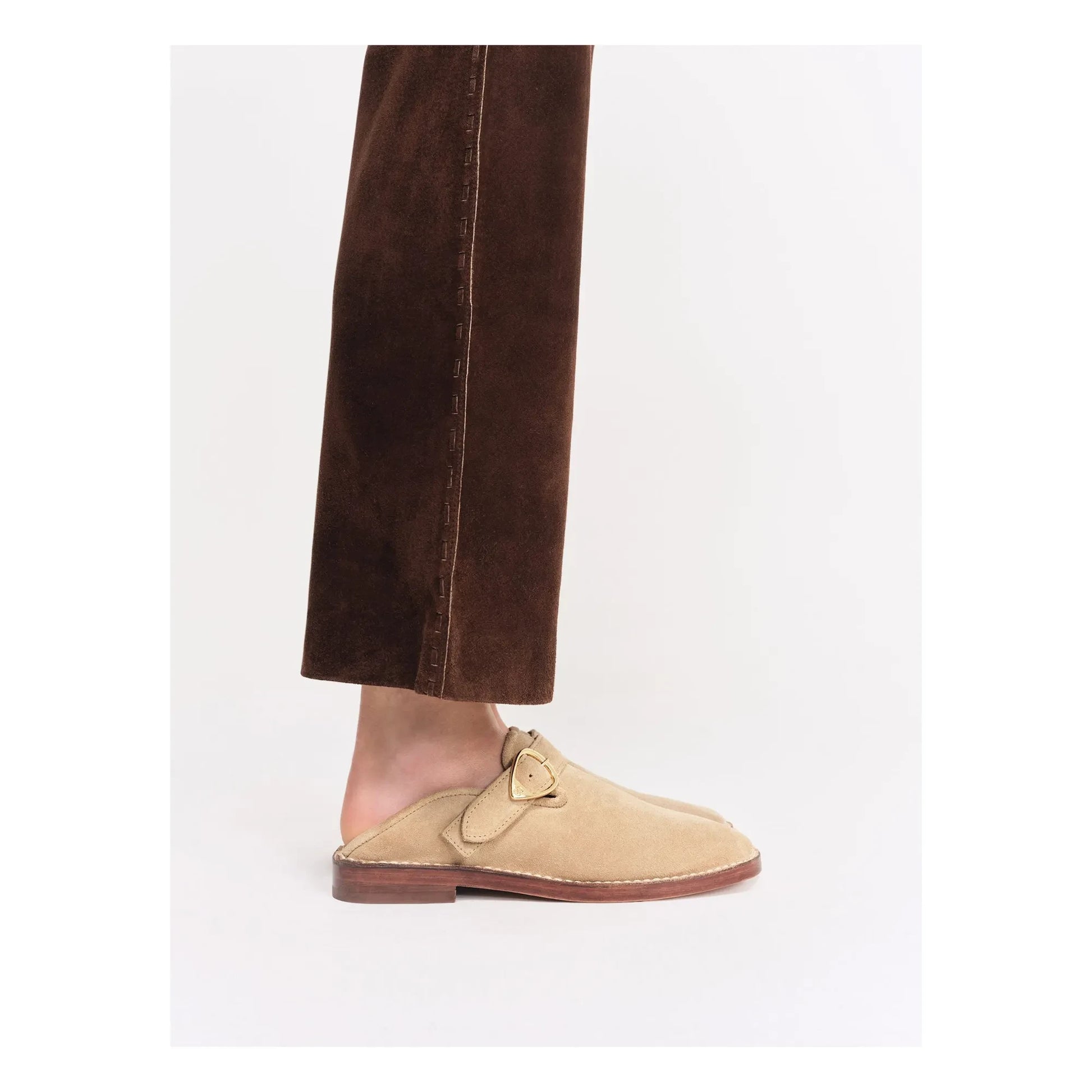 Socque Paris - Slippers Lucca Sweden | Taupe brown