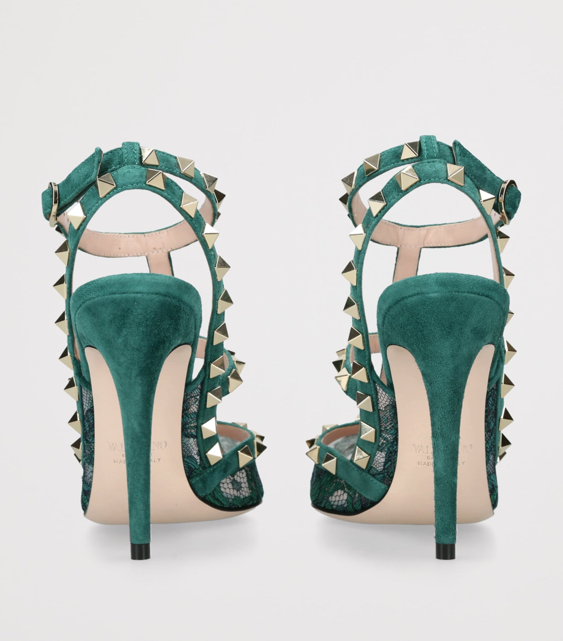 Valentino Garavani Lace Rockstud Pumps 100