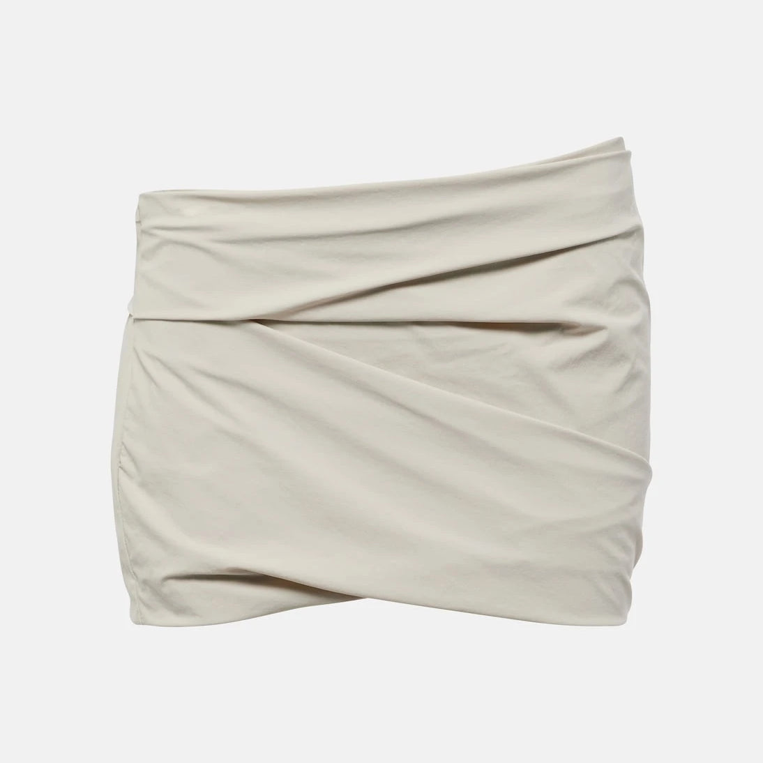 Entire Studios - Low-rise draped miniskirt