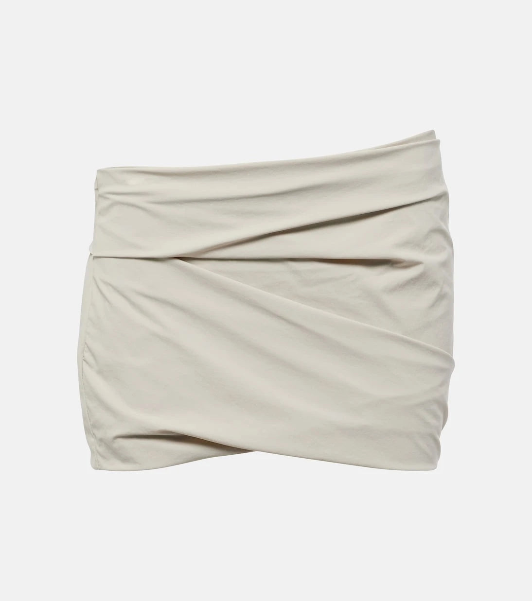 Entire Studios - Low-rise draped miniskirt