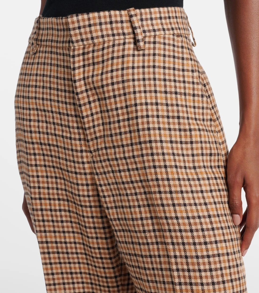 Polo Ralph Lauren - Checked linen straight pants