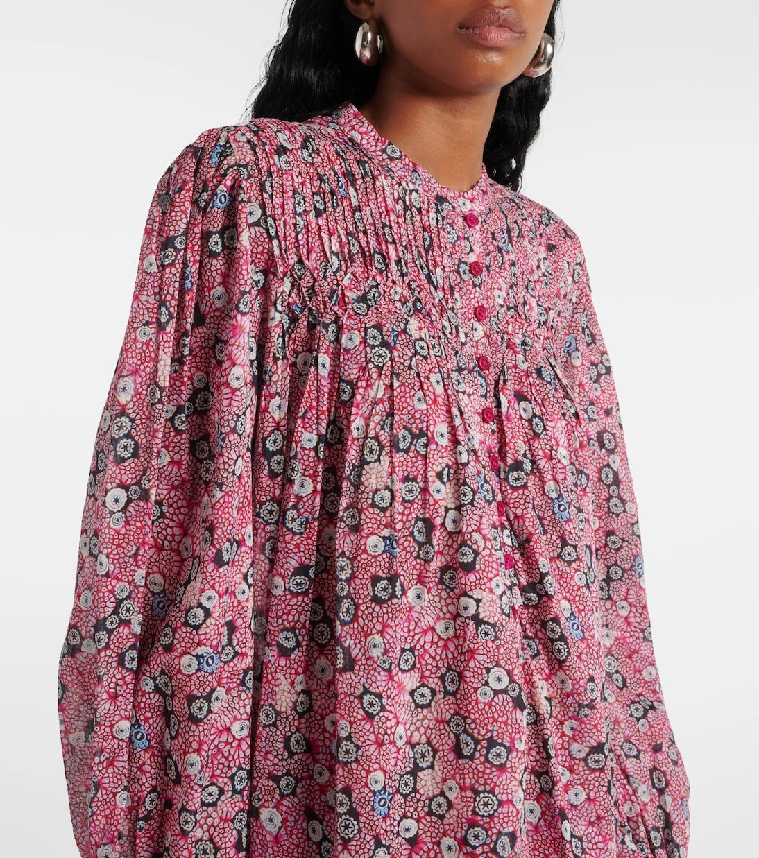 Marant Etoile - Danael printed cotton voile minidress