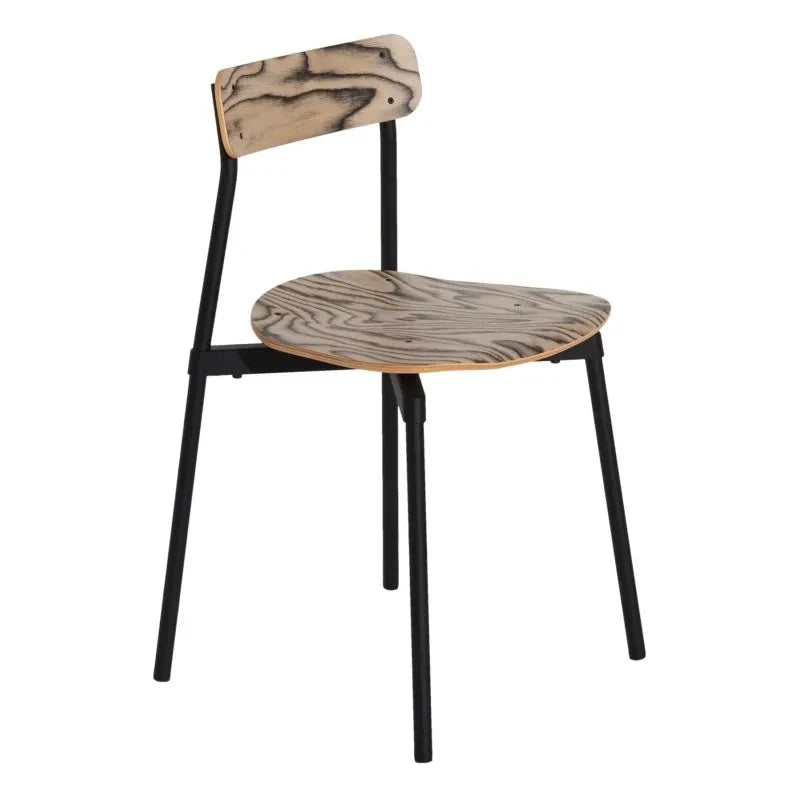 Petite friture - Fromme beechwood chair | Black