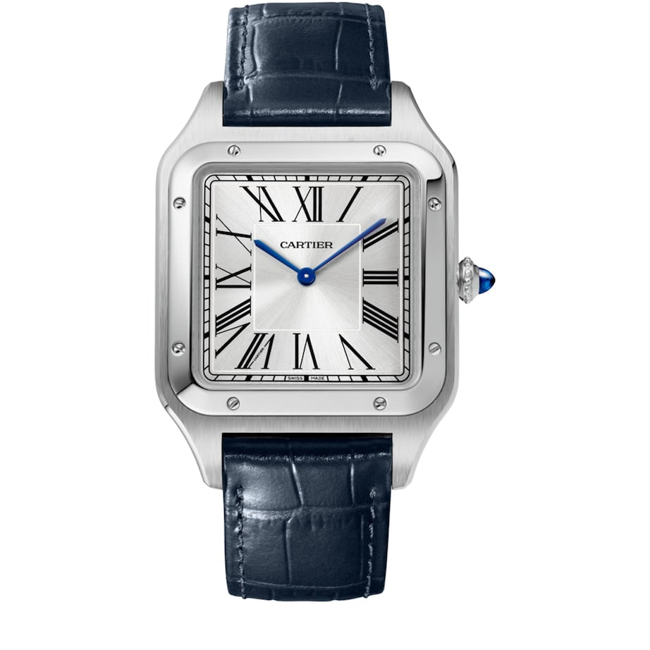 Stainless Steel Santos-Dumont Watch 46.6mm