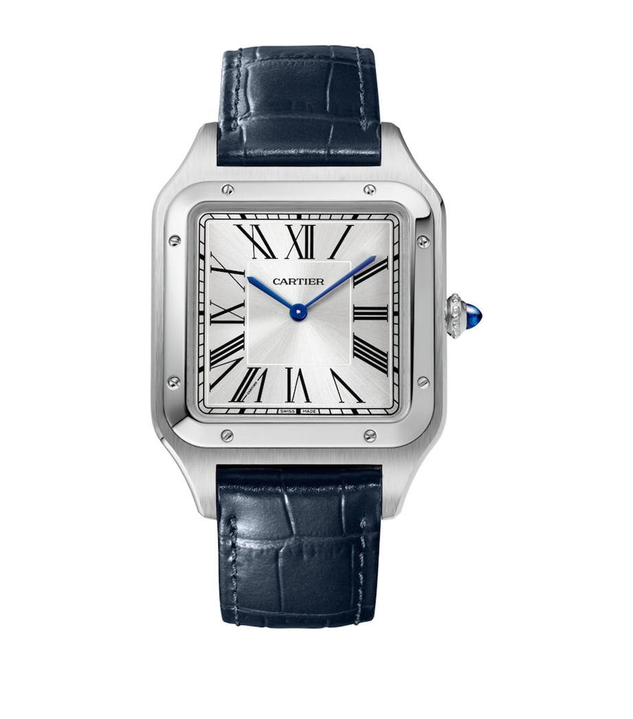 Stainless Steel Santos-Dumont Watch 46.6mm