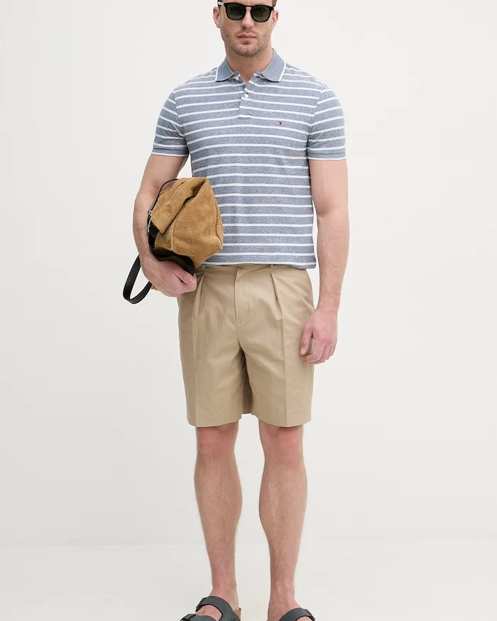 Tommy Hilfiger бермуди мъжки с добавен лен NEW YORK