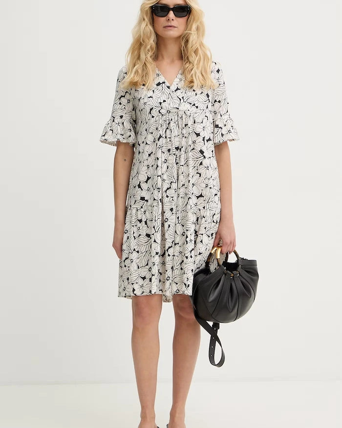 Pamuklu elbise Weekend Max Mara FUOCO