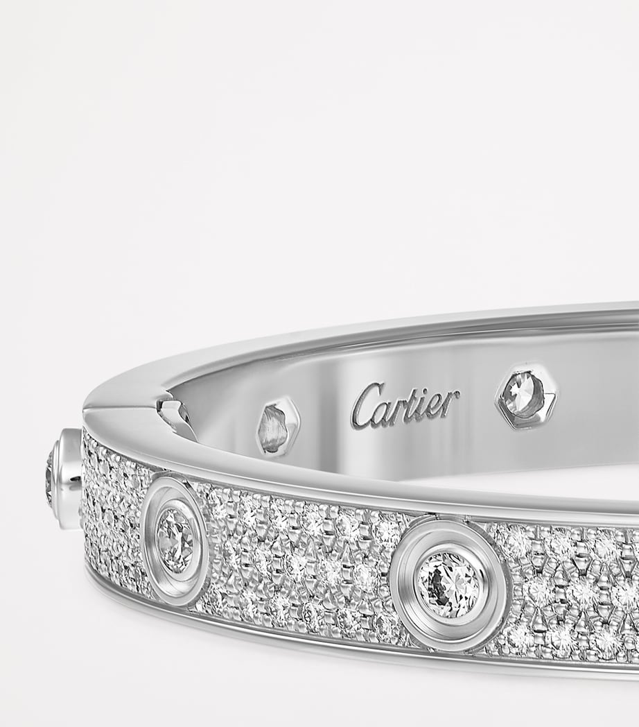 Cartier White Gold and Diamond LOVE Bracelet