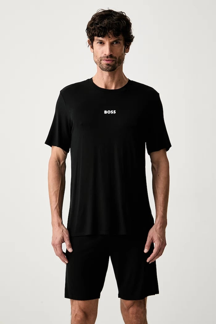BOSS erkek viskon pijama Pique Short