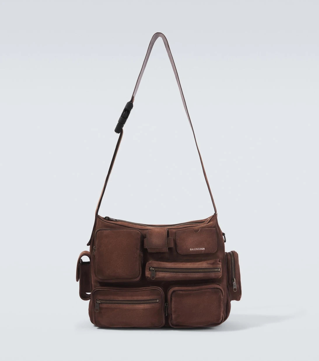 Balenciaga - Superbusy suede messenger bag