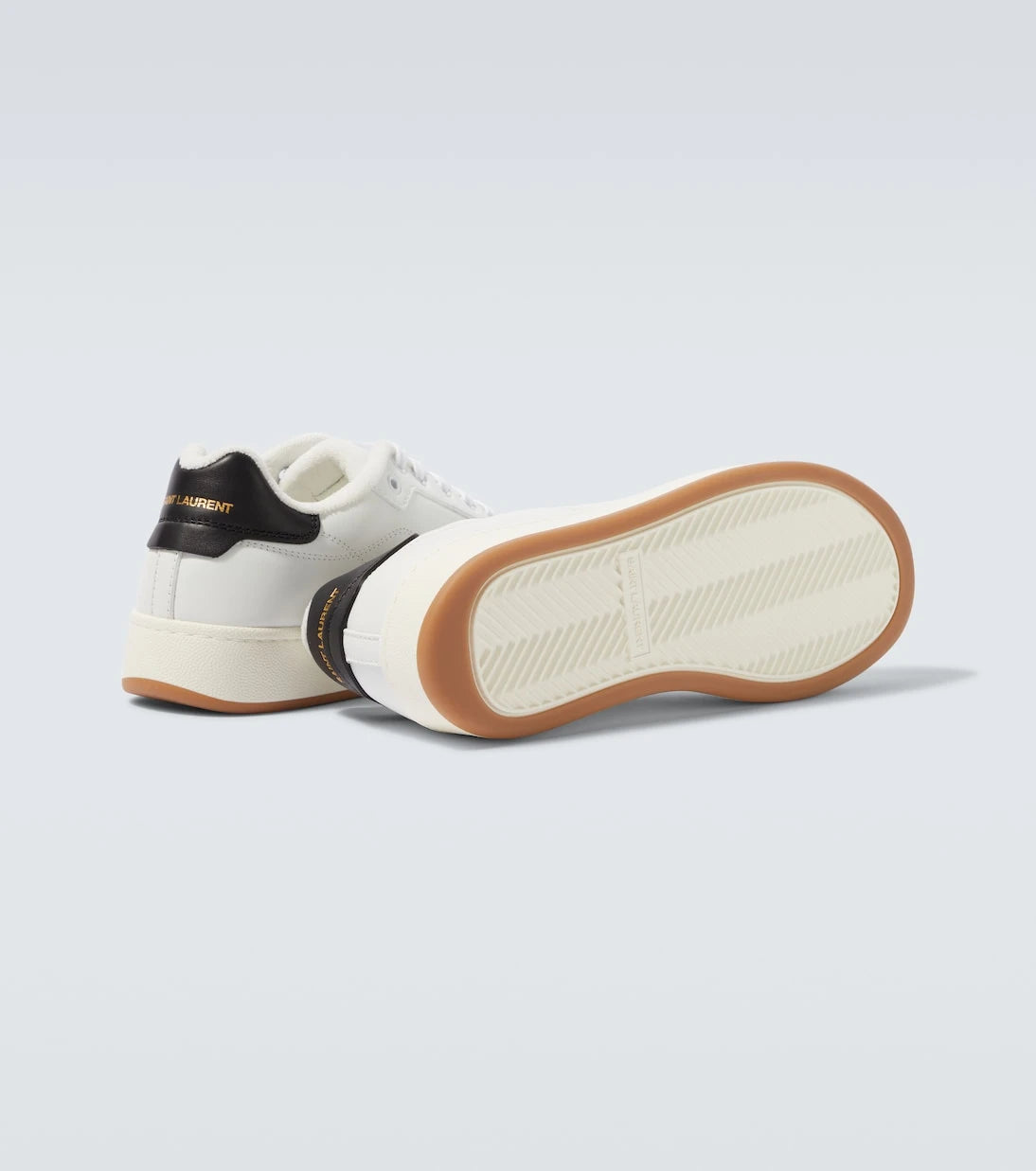 Saint Laurent - SL/61 logo leather low-top sneakers