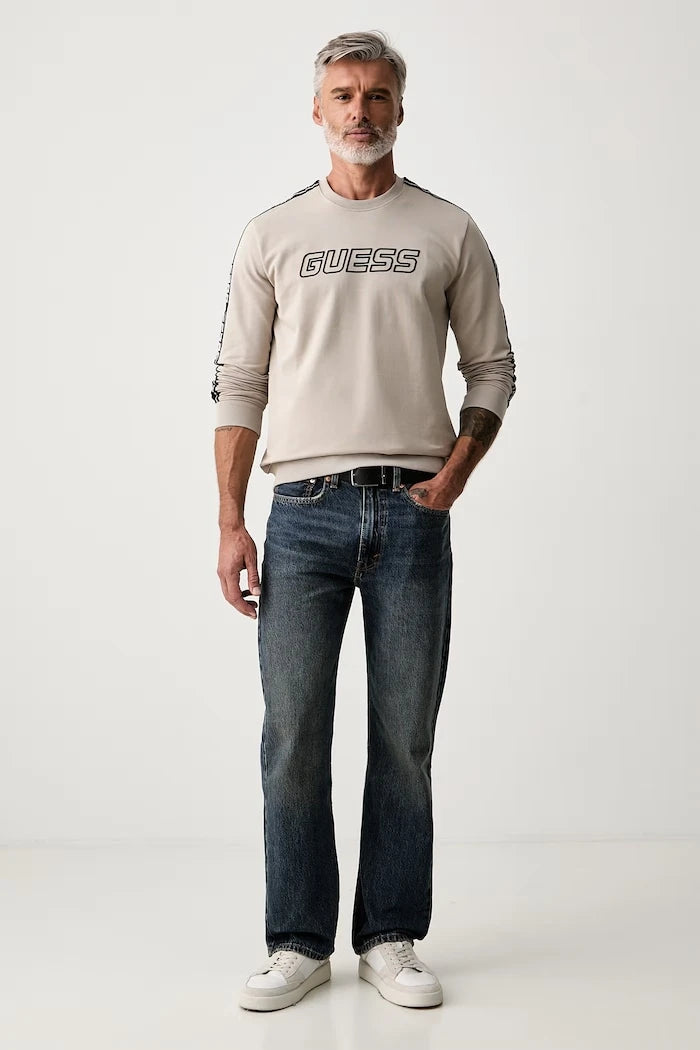 Guess pamuklu erkek sweatshirt ARLO