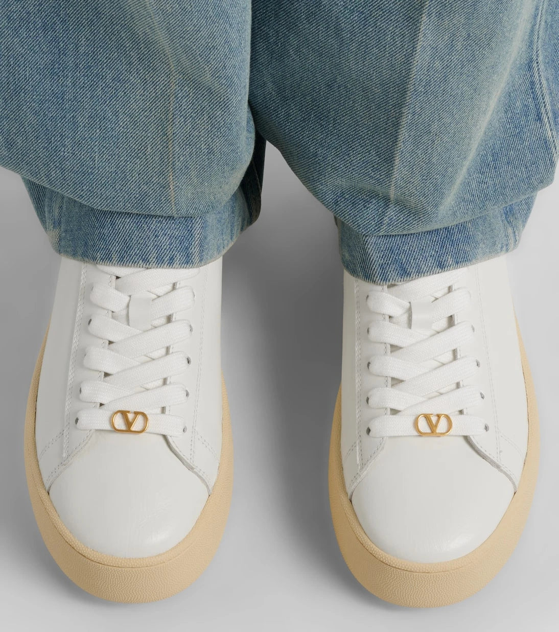 Valentino Garavani - Royco 55 leather platform sneakers