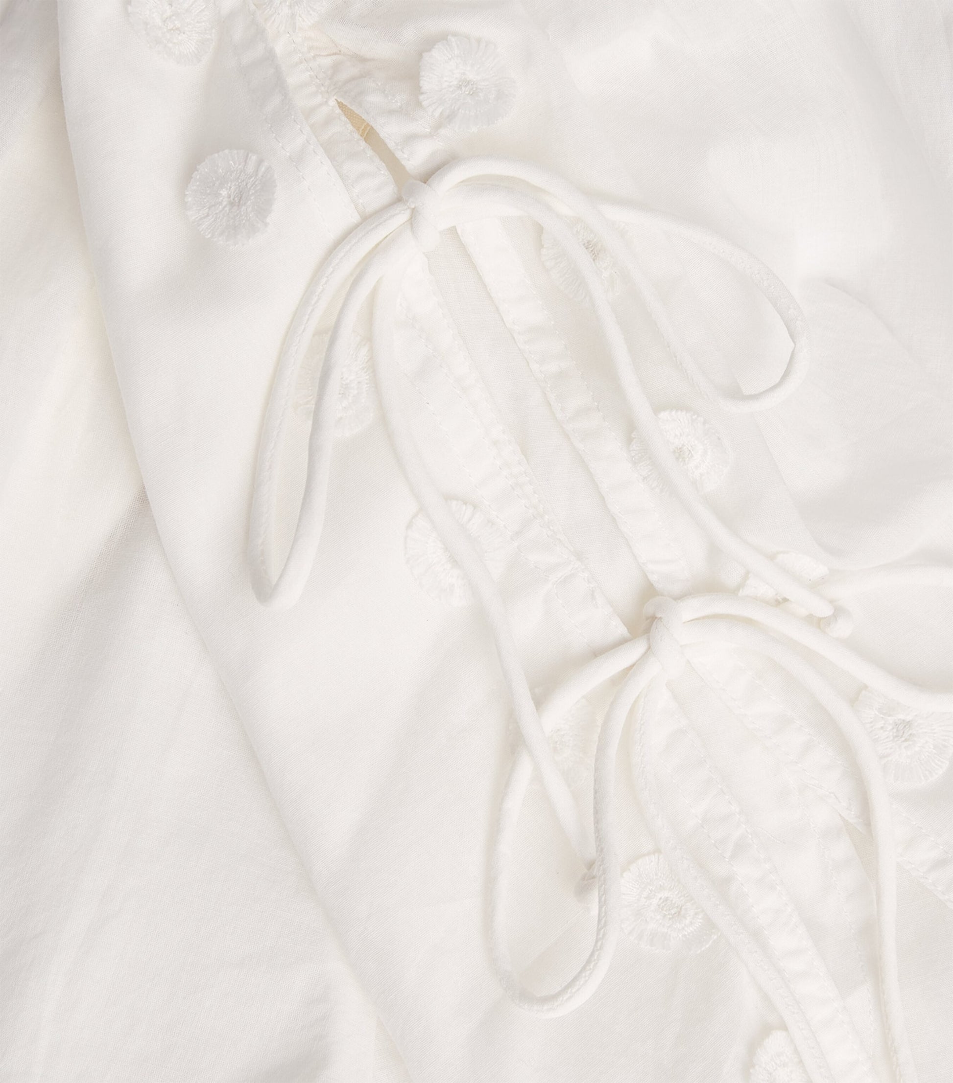 Ulla Johnson White Open-Side Nima Shorts