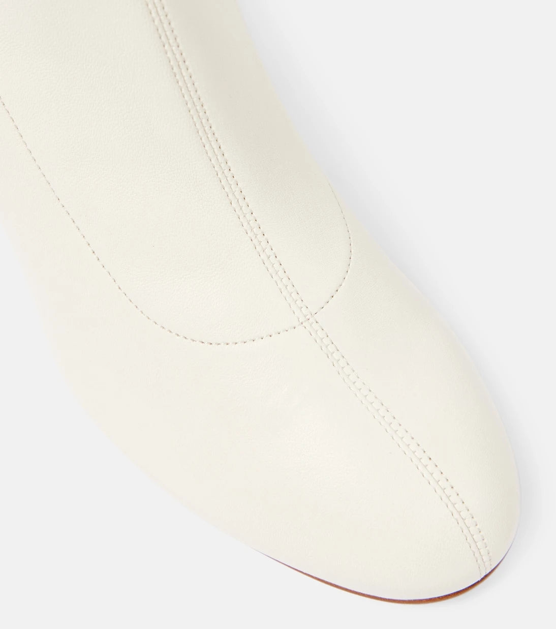 Khaite - Apollo leather ankle boots