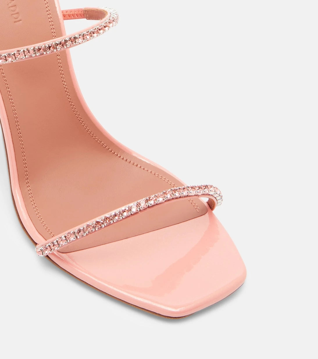Amina Muaddi - Gilda embellished patent leather sandals