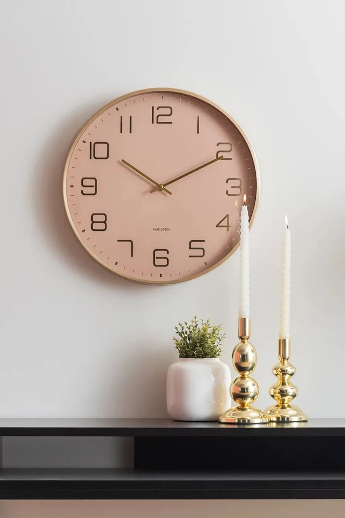 Стенен часовник Karlsson Elegance Glow