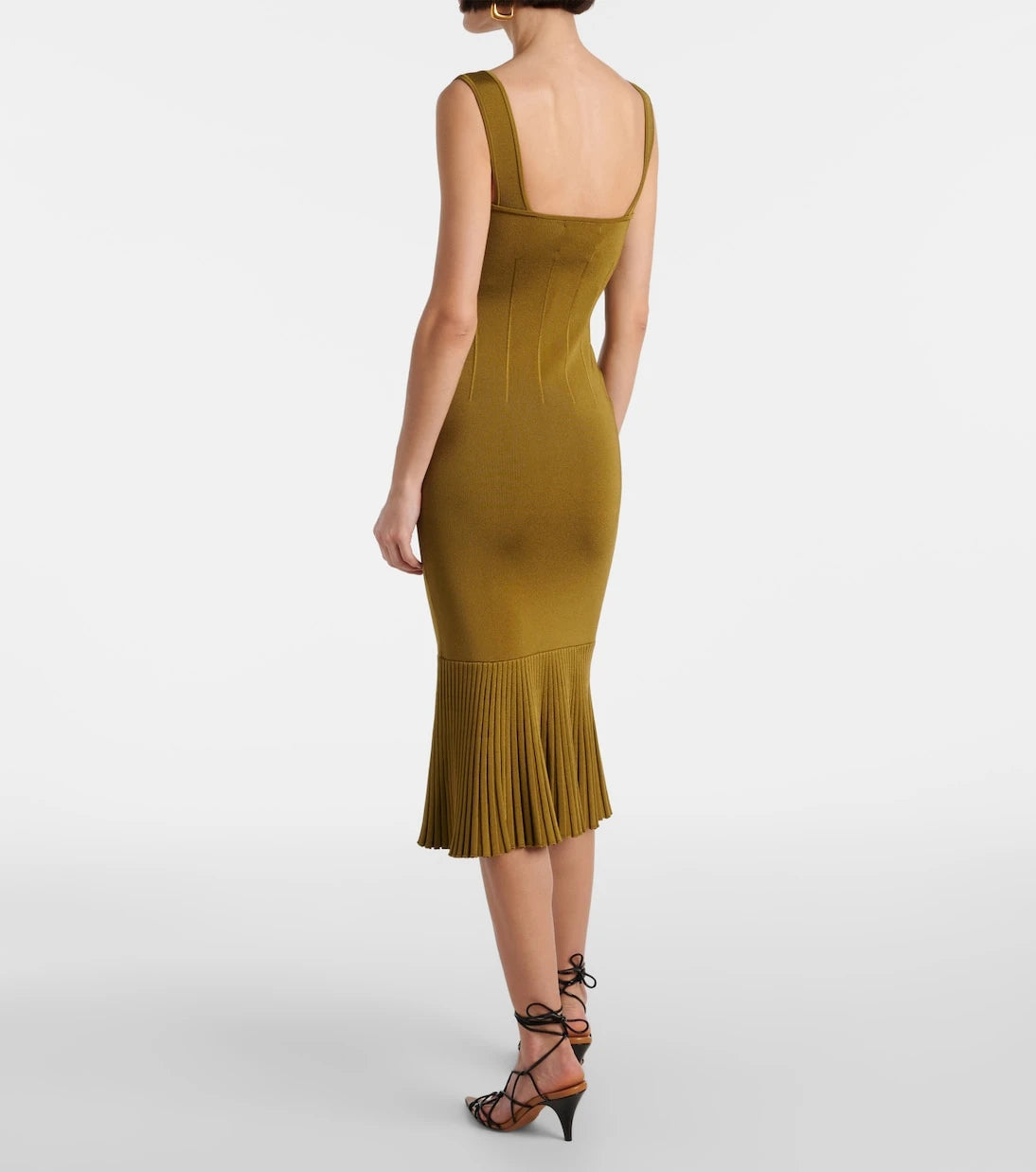 Galvan - Atalanta knitted midi dress