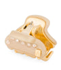 Gold-Plated Mini Claw Hair Clip