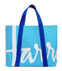 Large Cotton Logo Tote Bag BRIGHT BLUE