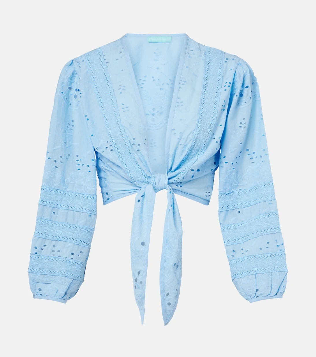Melissa Odabash - Pia broderie anglaise cotton top
