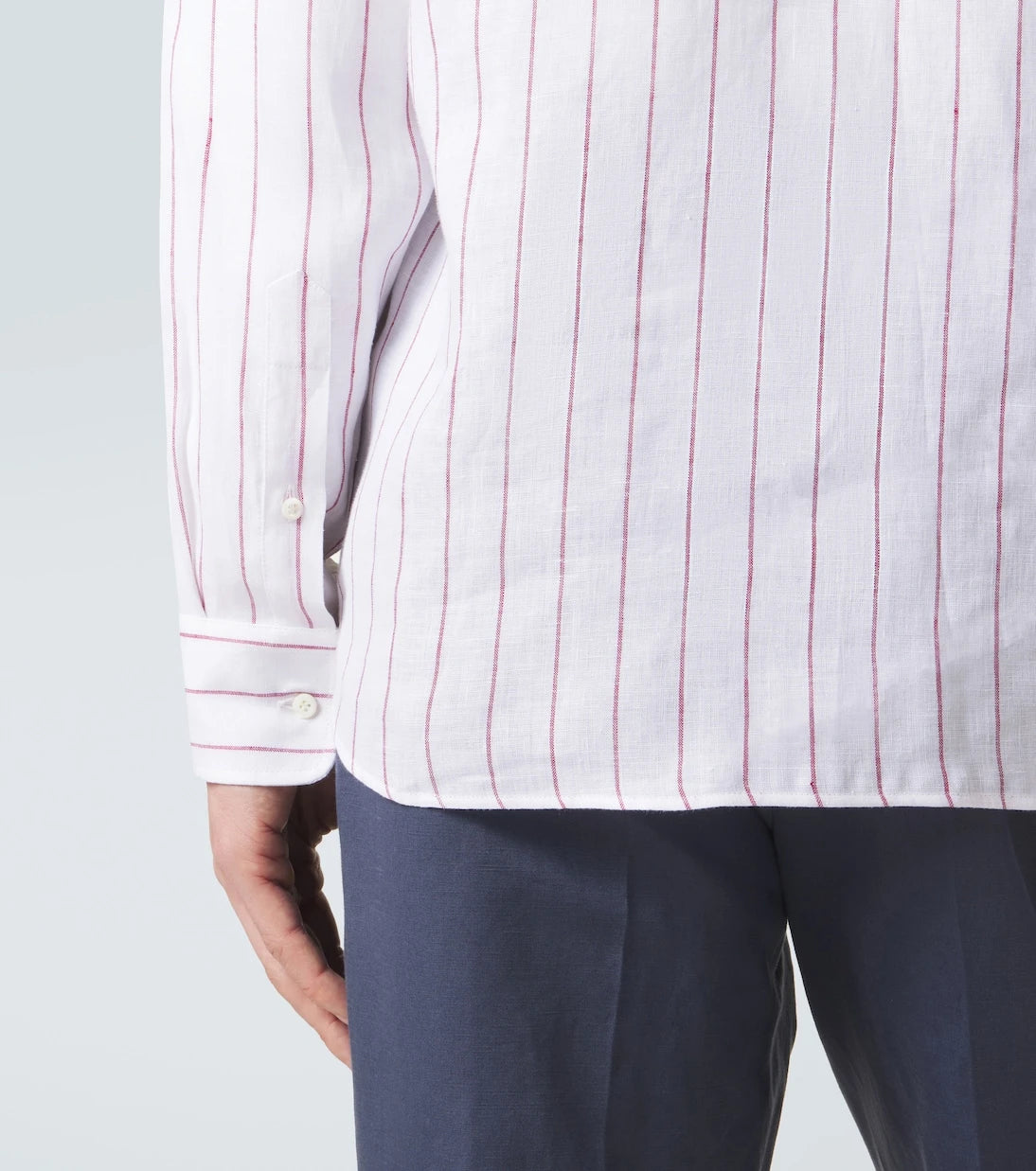 Brunello Cucinelli - Striped linen shirt