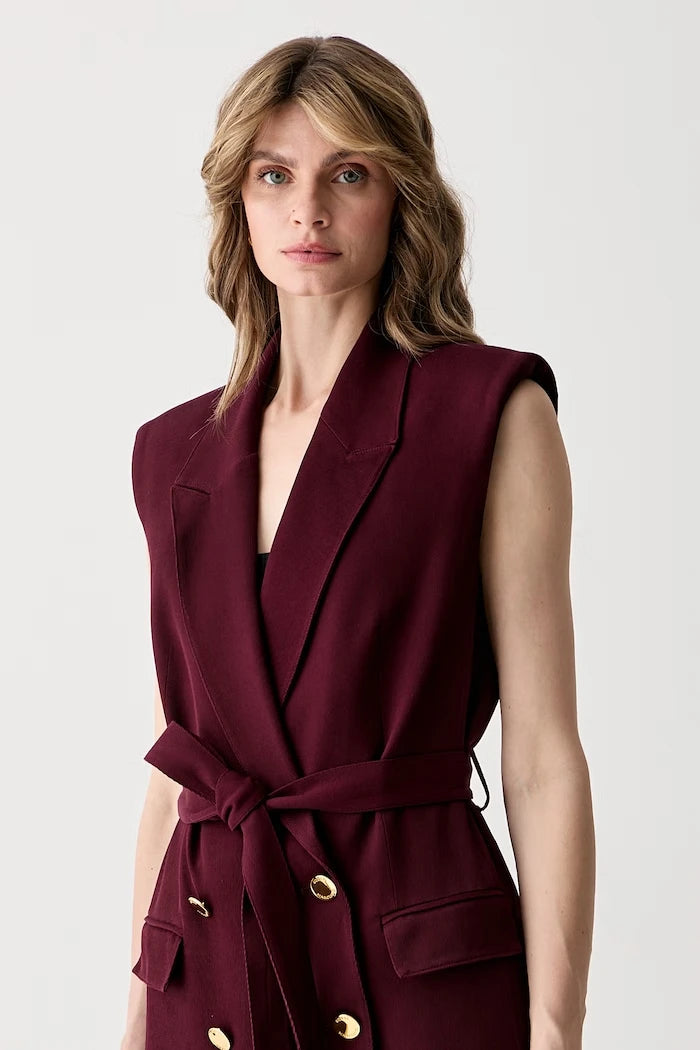 Marciano by Guess Kadın Viskoz Kruvaze Yelek RASHIDA