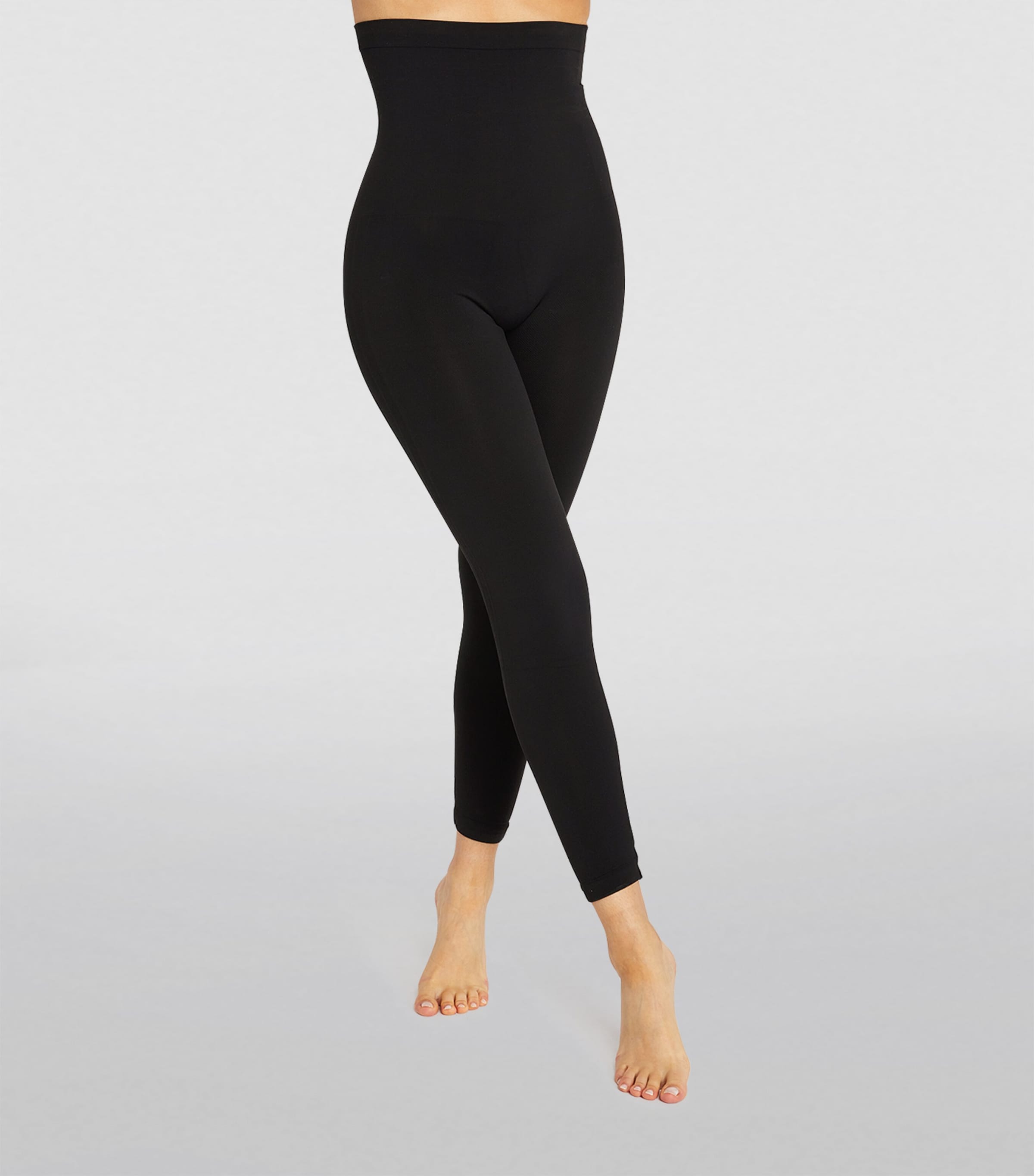 Black High-Waist Seamless Leggings