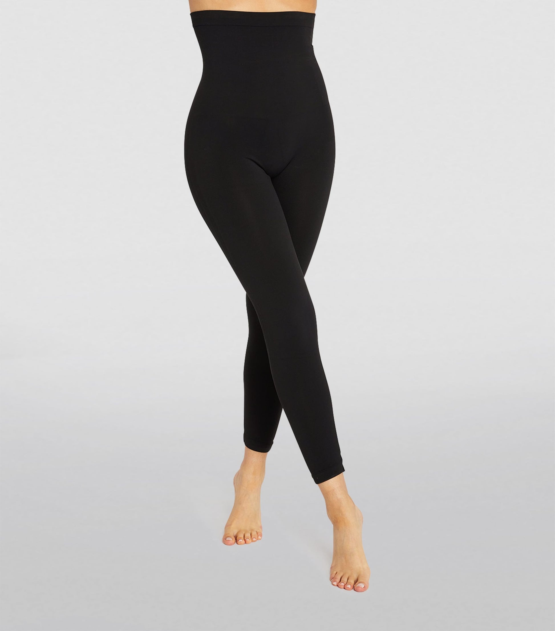Black High-Waist Seamless Leggings