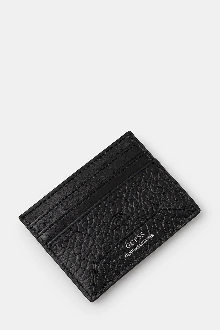 Кожен калъф за карти Guess BARCELLONA