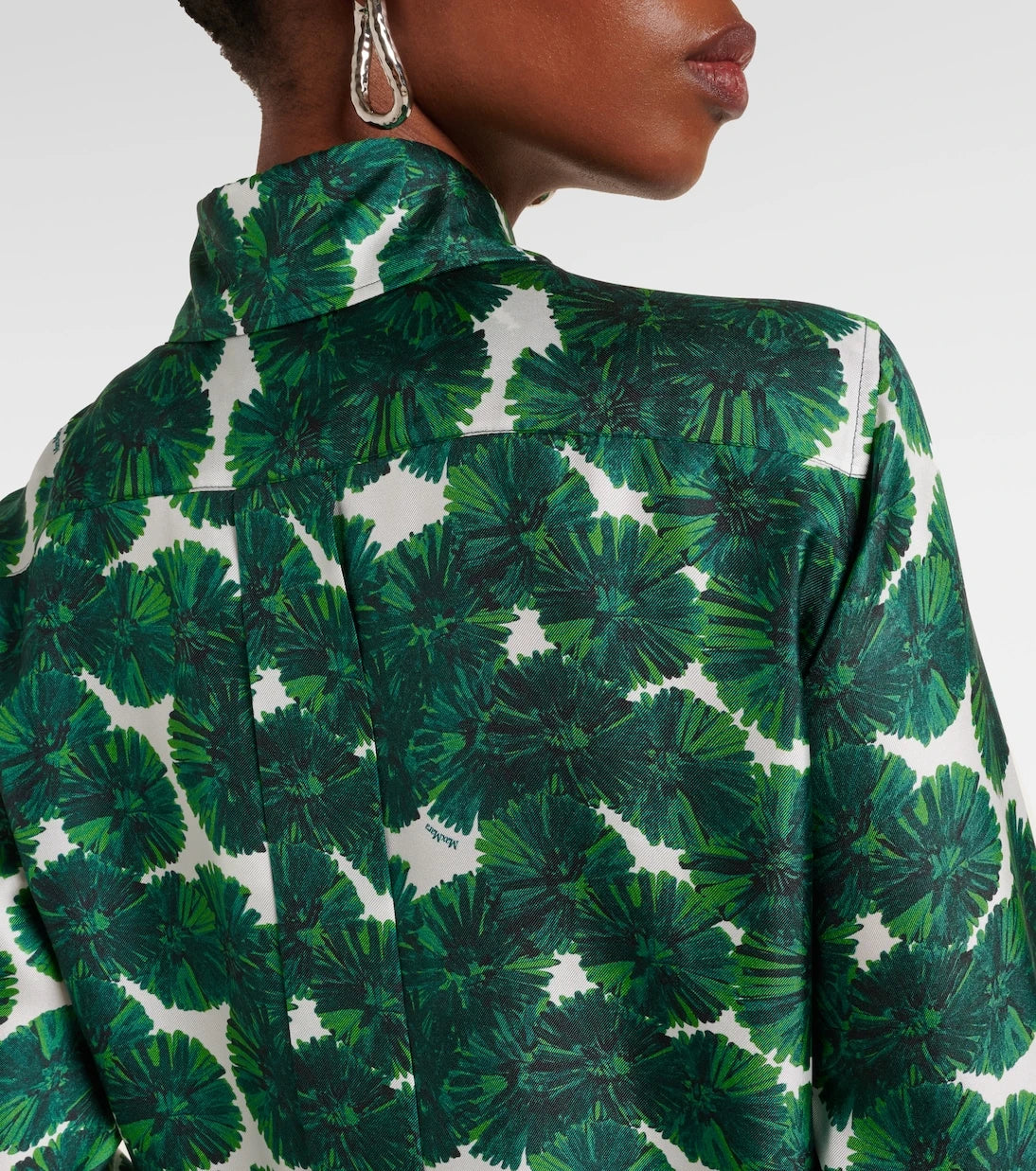 Max Mara - Rodesia printed silk twill shirt