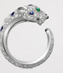 White Gold and Gemstones Panthère de Cartier Ring