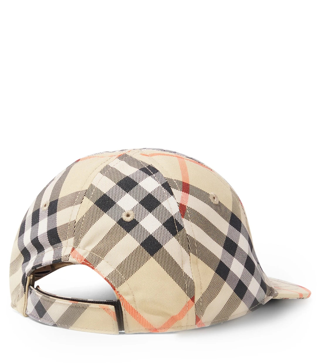 Burberry Kids - قبعة بيسبول كاروهات بربري