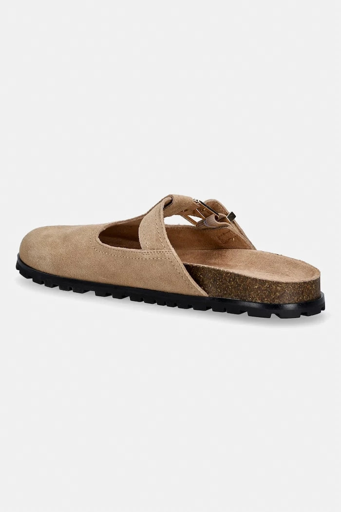 Steve Madden чехли сабо дамски от велур Atticus