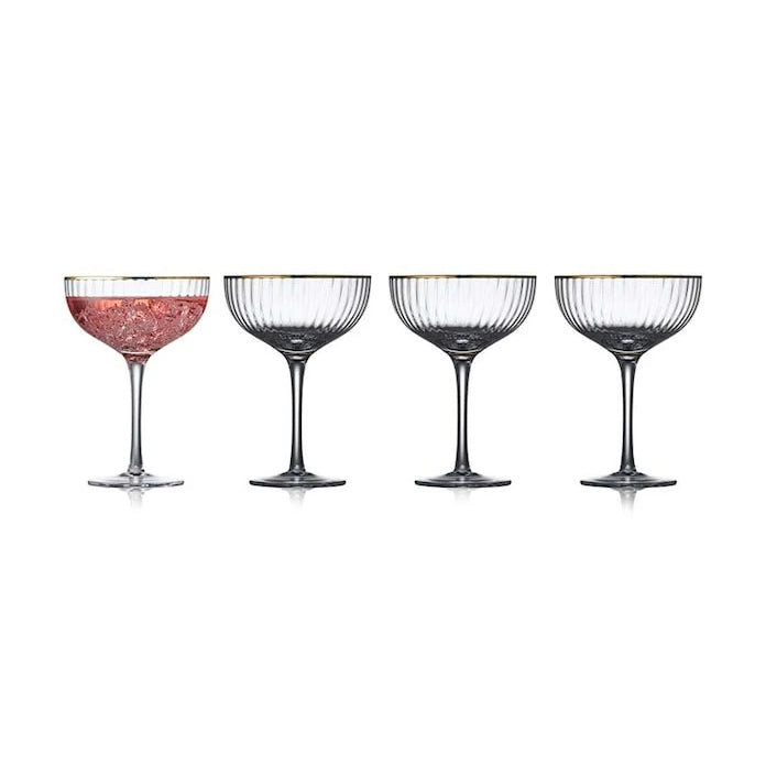 Lyngby Glas Palermo Şampanya Kadehi Seti 315 ml (4 Parça)