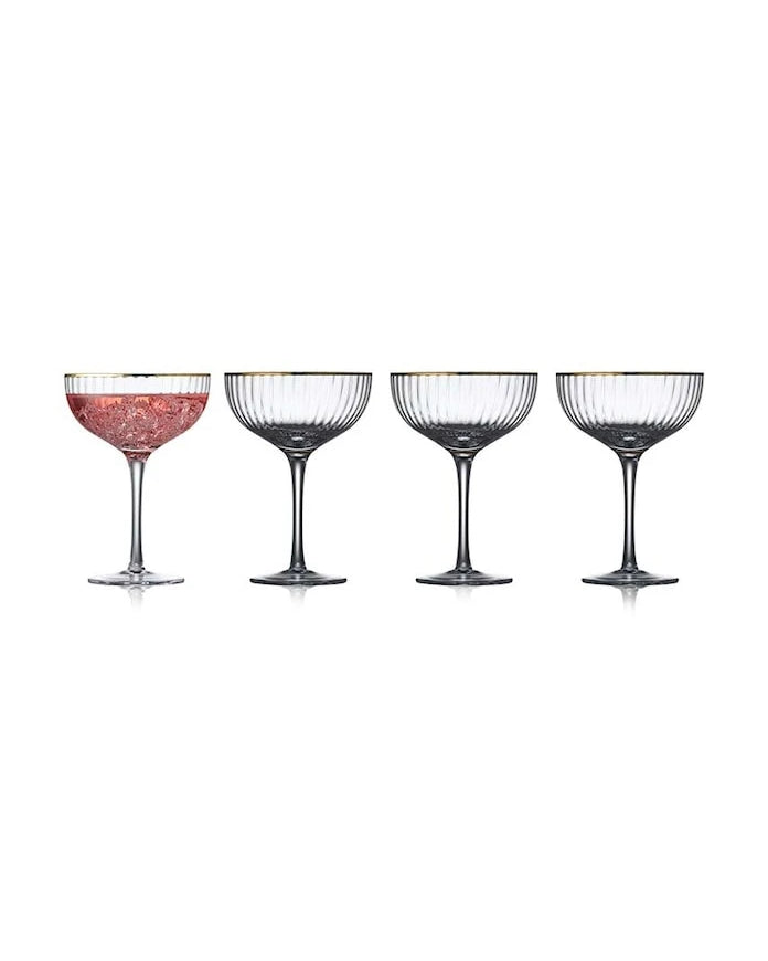 Lyngby Glas Palermo Şampanya Kadehi Seti 315 ml (4 Parça)