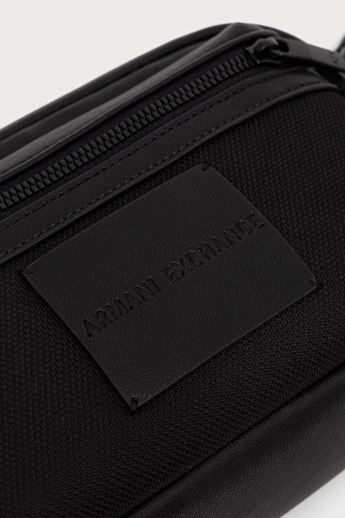 Armani Exchange Erkek Suni Deri Kozmetik Çantası