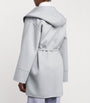 Agnona Blue Cashmere Wrap Coat
