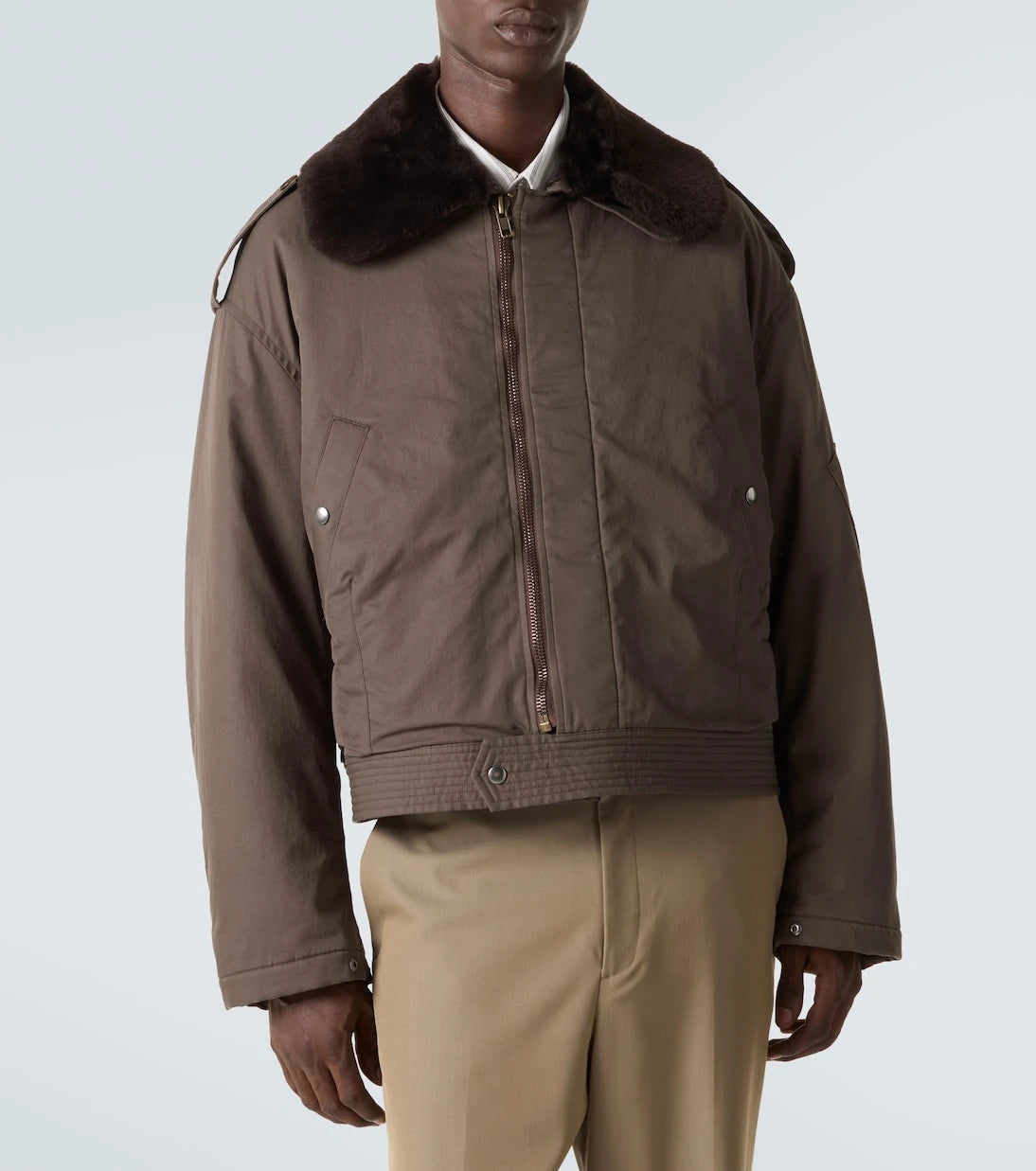 Auralee - Cotton gabardine blouson jacket