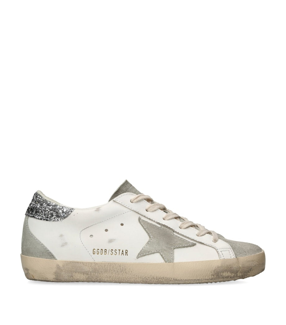 White Leather Super-Star Sneakers