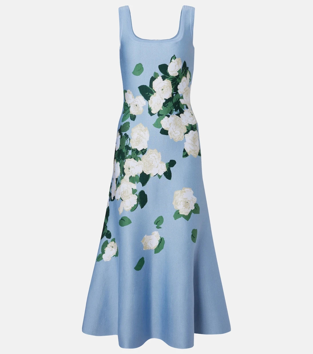 Carolina Herrera - Floral silk-blend midi dress