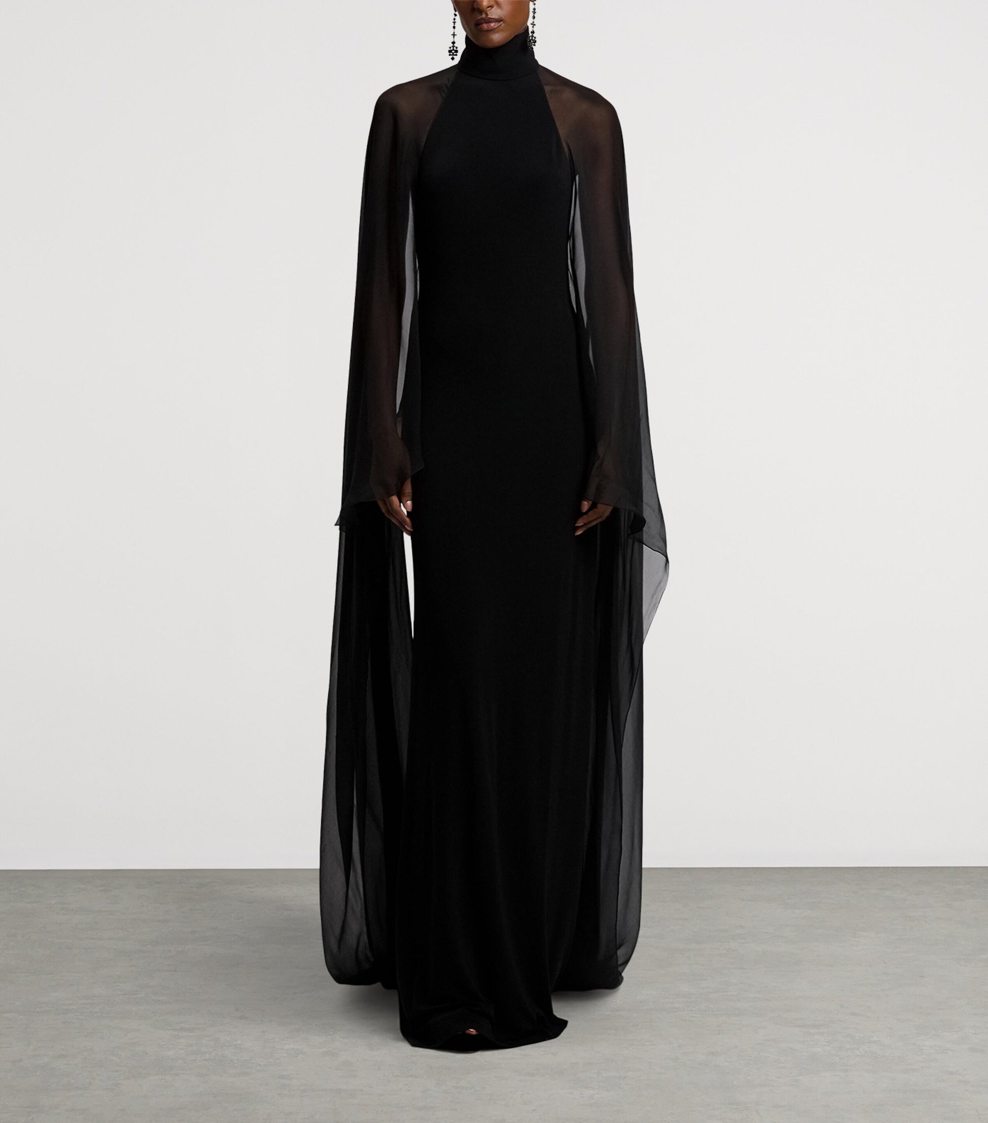 Jersey Tilly Evening Dress BLACK