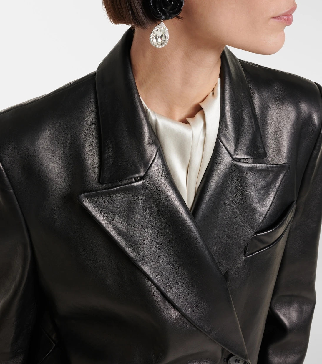Magda Butrym - Double-breasted leather coat