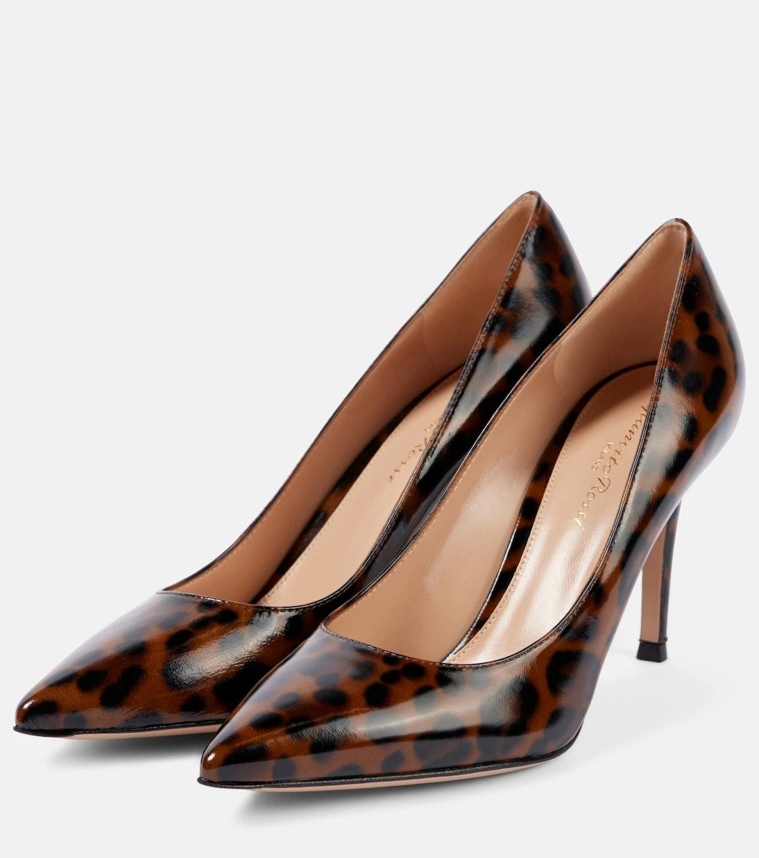 Gianvito Rossi - حذاء جيانفيتو 85 الجلدي بكعب عالٍ
