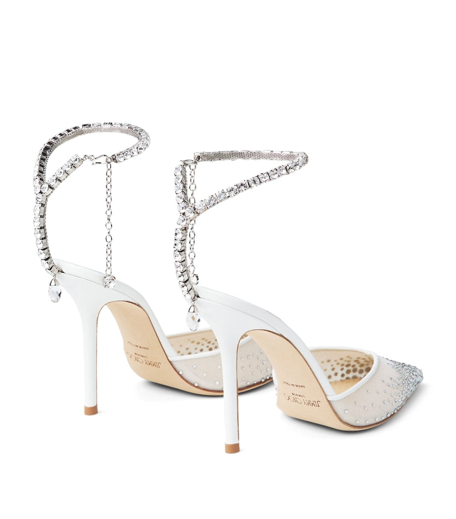 Saeda 100 Rhinestone-Embellished Heels