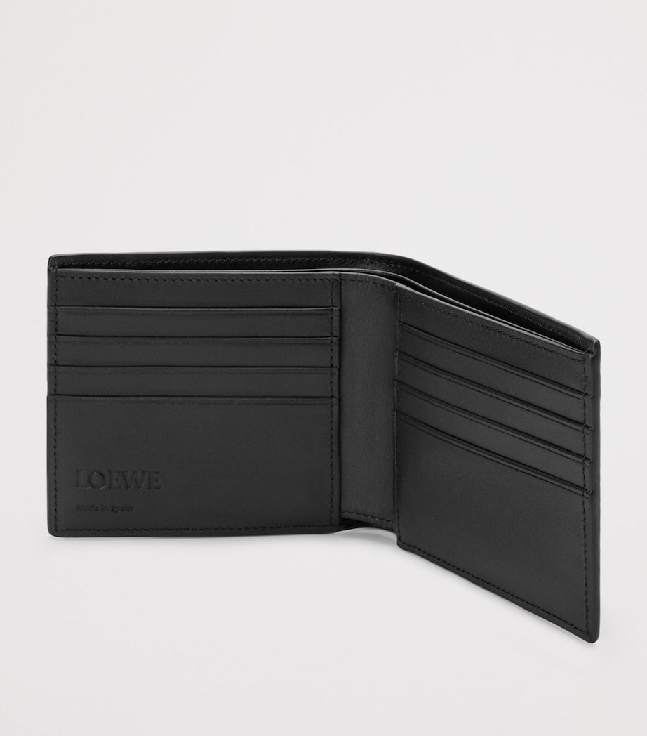 Grained Leather Puzzle Edge Wallet