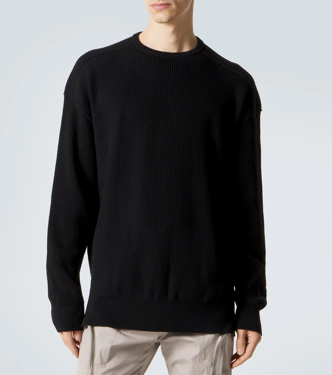 Rick Owens - Jumbo LS virgin wool sweater